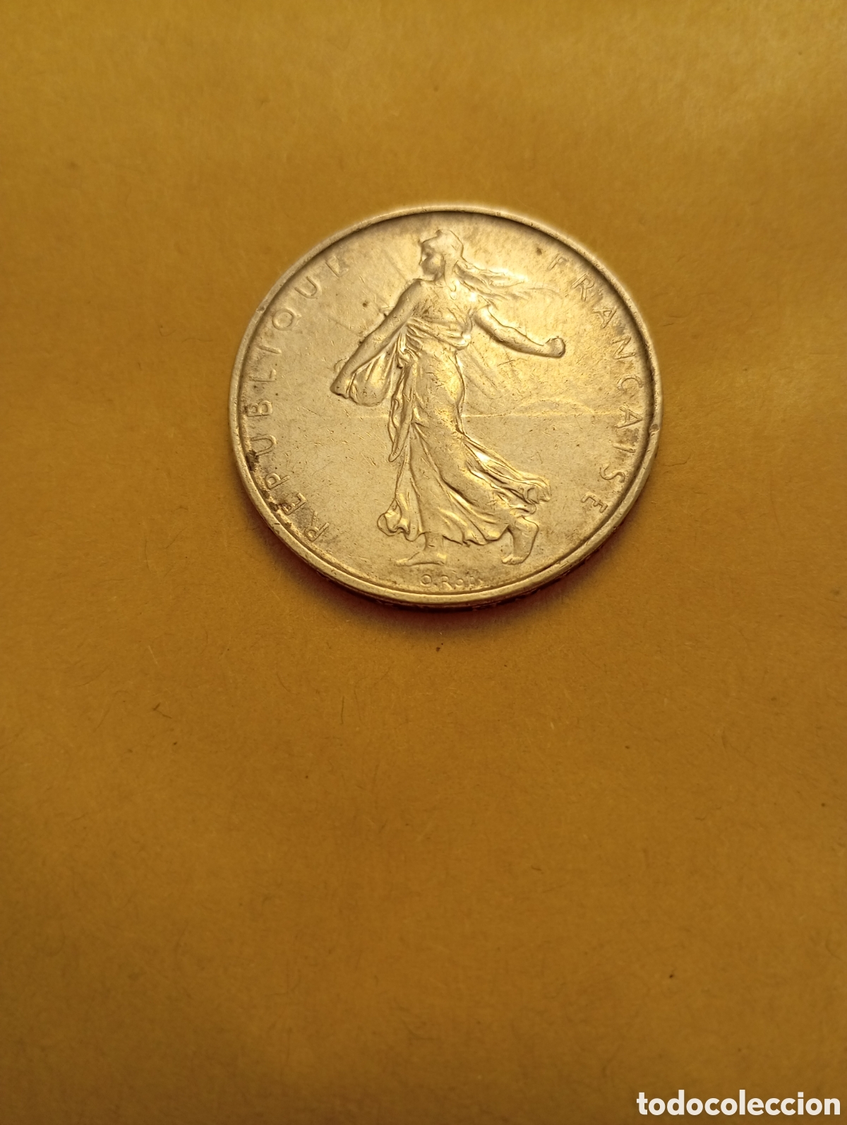 Monedas antiguas de Europa: Moneda de 5 francos REPUBLIQUE FRANCAISE de 1965