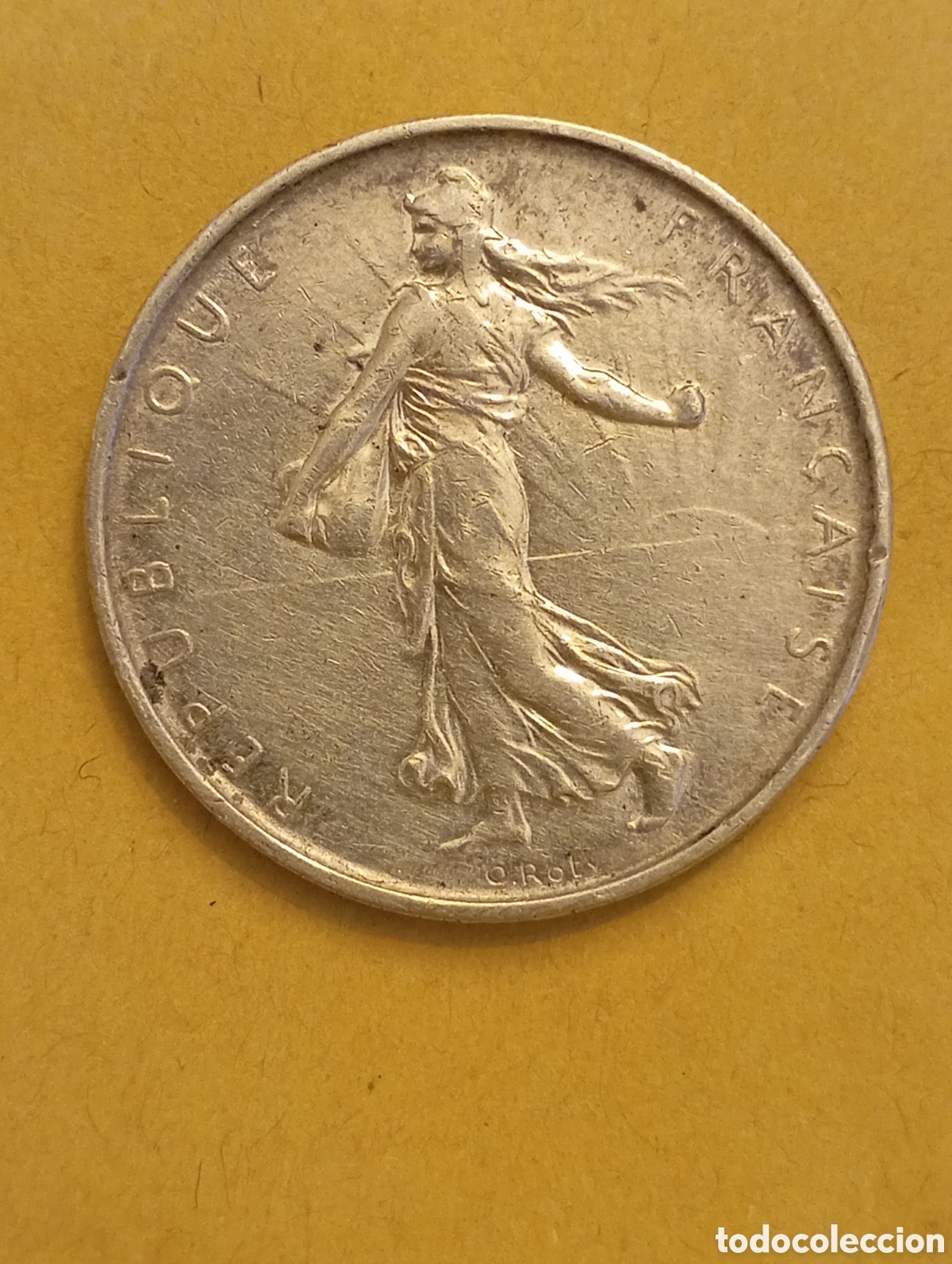 Monedas antiguas de Europa: Moneda de 5 francos REPUBLIQUE FRANCAISE de 1965