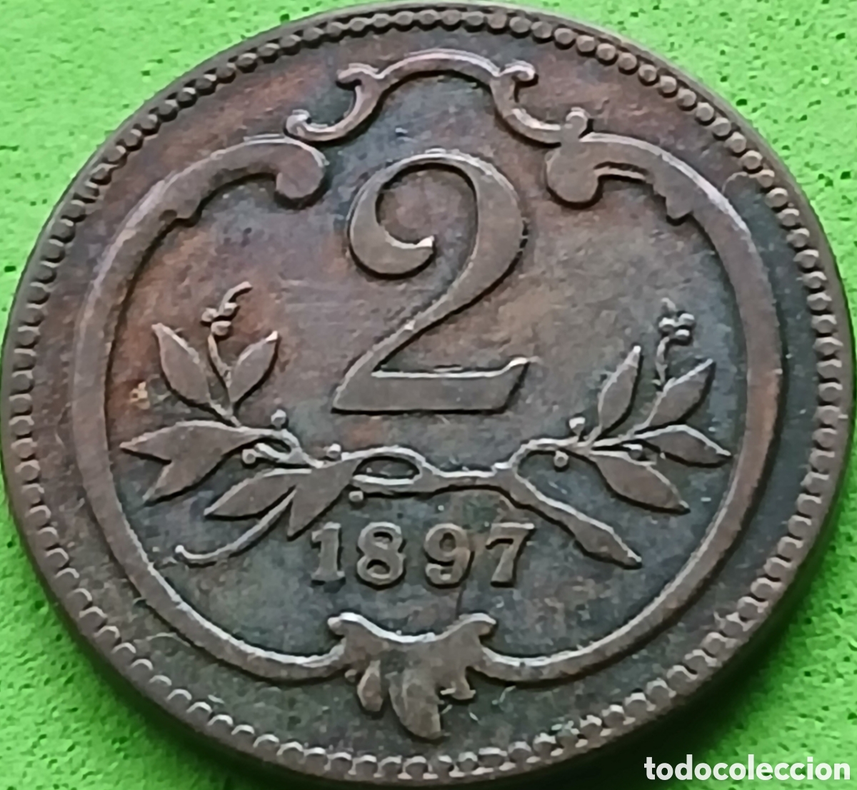 Monedas antiguas de Europa: Austria 2 hellers 1897 km#2801