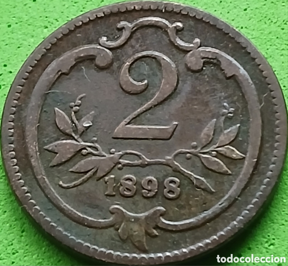 Monedas antiguas de Europa: Austria 2 hellers 1898 km#2801