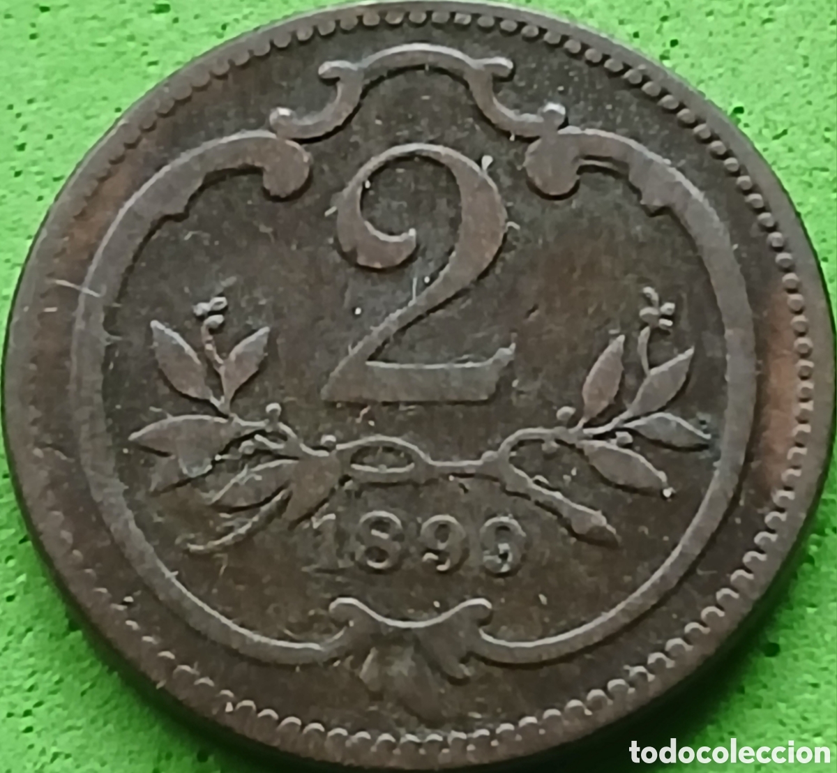 Monedas antiguas de Europa: Austria 2 hellers 1899 km#2801
