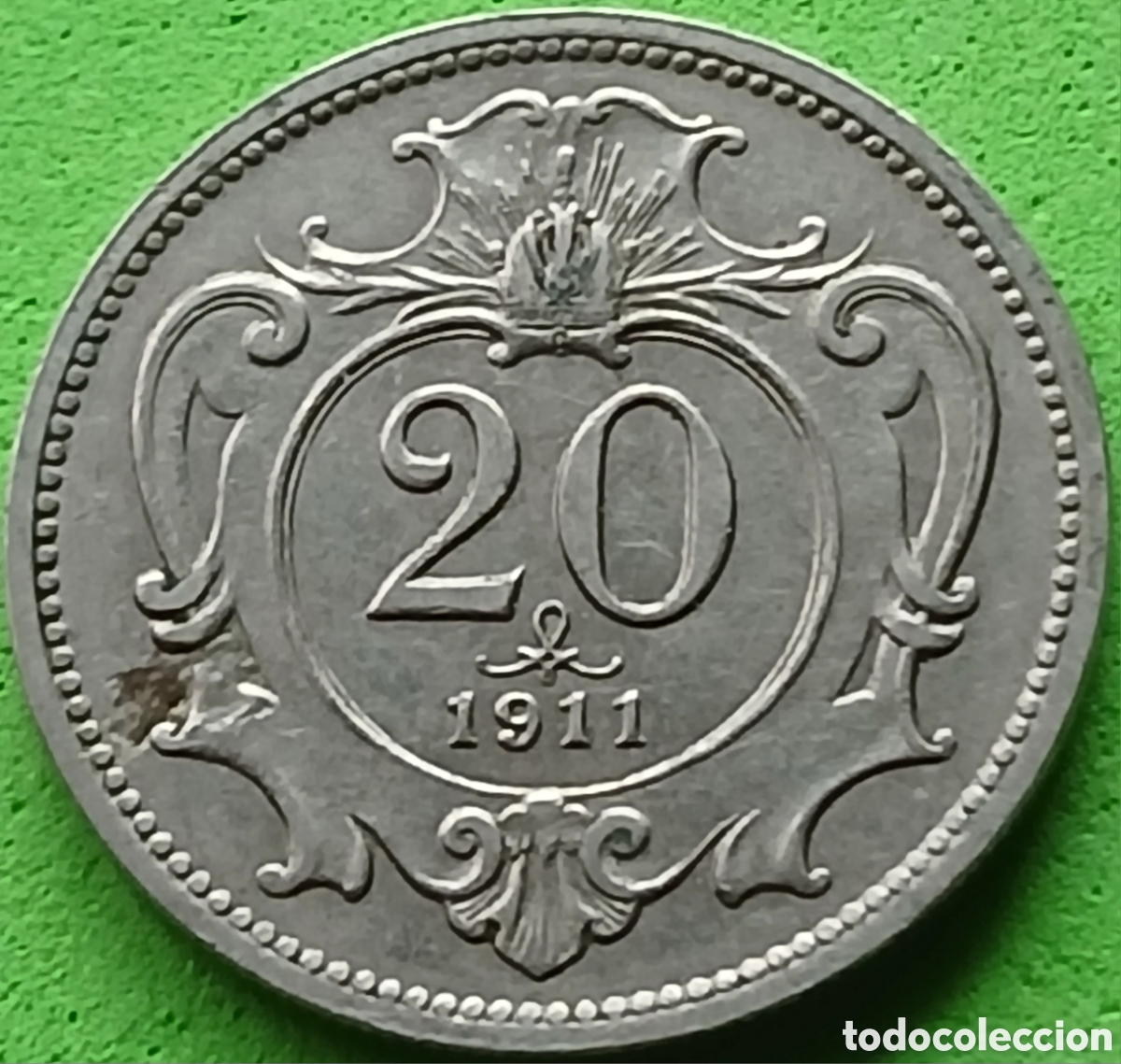 Monedas antiguas de Europa: Austria 20 hellers 1911 km#2803