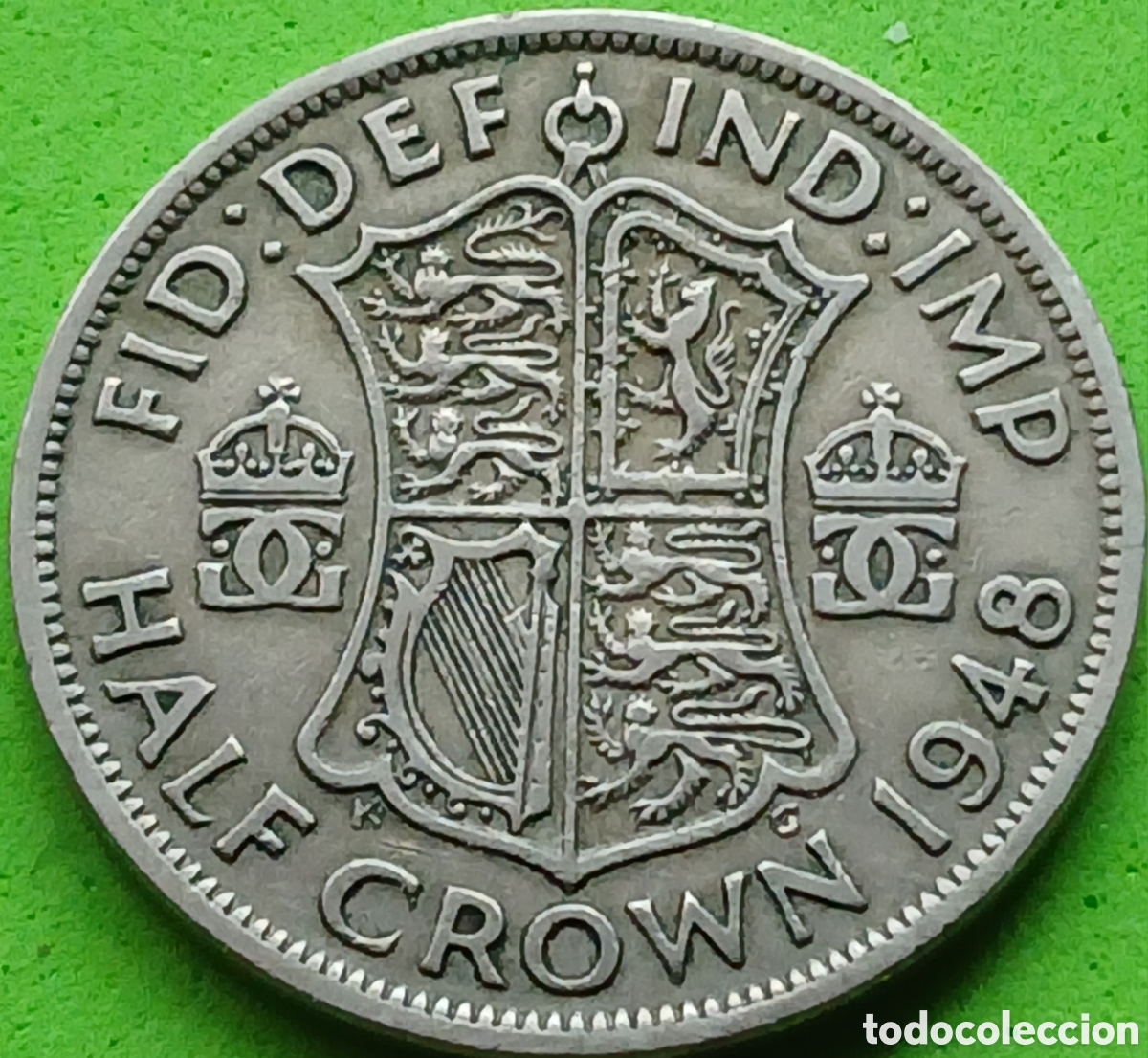 Monedas antiguas de Europa: Reino Unido half crown 1948 km#866