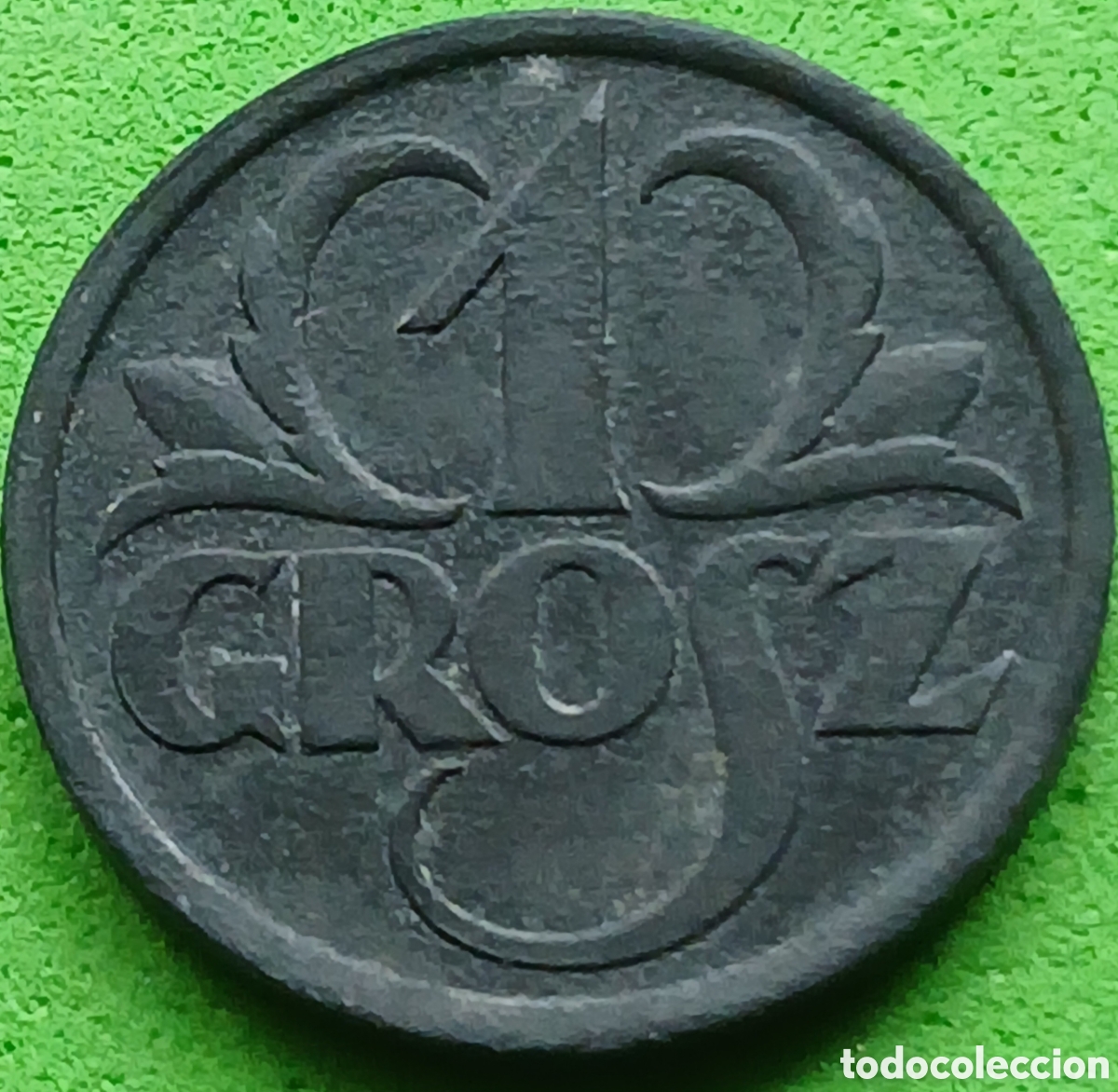Monedas antiguas de Europa: Polonia 1 grosz 1939 Y#34