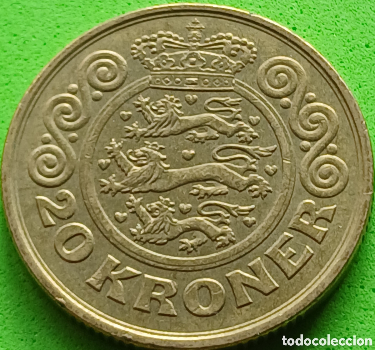 Monedas antiguas de Europa: Dinamarca 20 coronas 1991 km#871