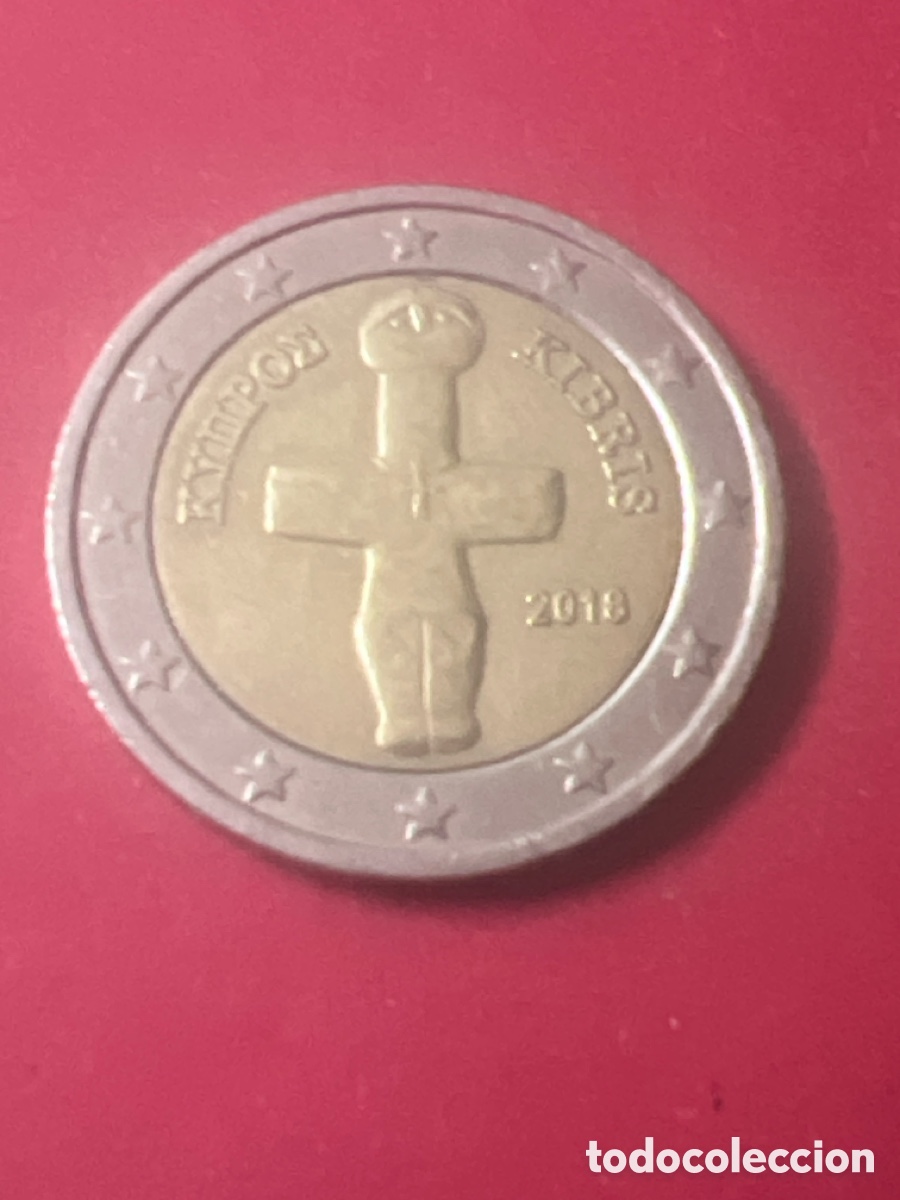 Monedas antiguas de Europa: C576. Moneda 2 Euros Chipre | 2018