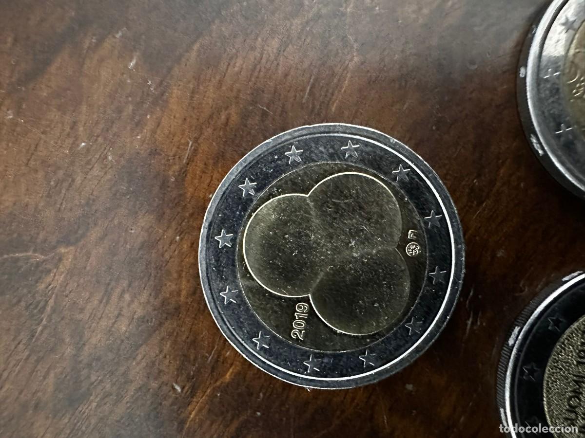 Monedas antiguas de Europa: LOTE DE 10 DIFERENTES MONEDAS-2 EUROS FINLANDIA: TEM&Aacute;TICA HISTORIA NACIONAL (INCL. PARLAMENTO 2013)