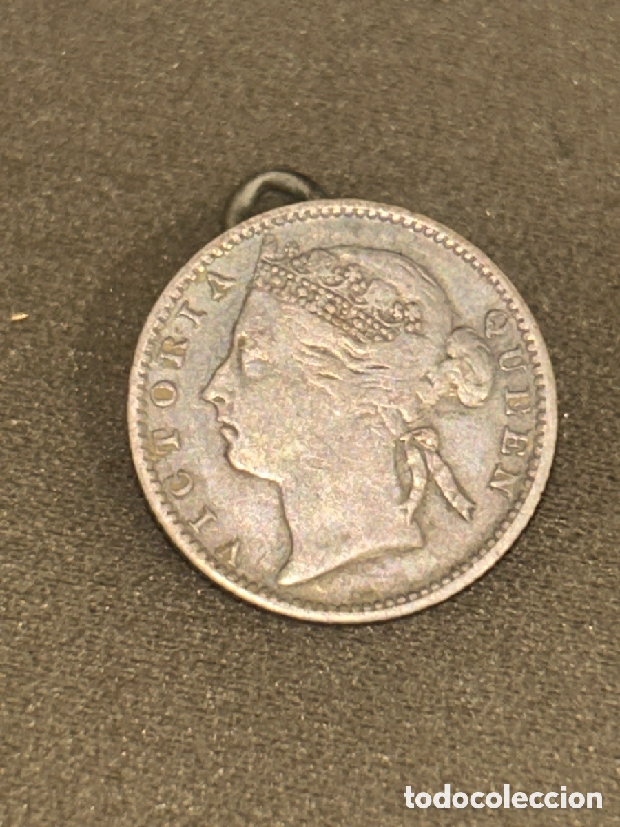 Monedas antiguas de Europa: MONEDA 10 CENTAVOS DE PLATA 1885 *VER FOTOS*