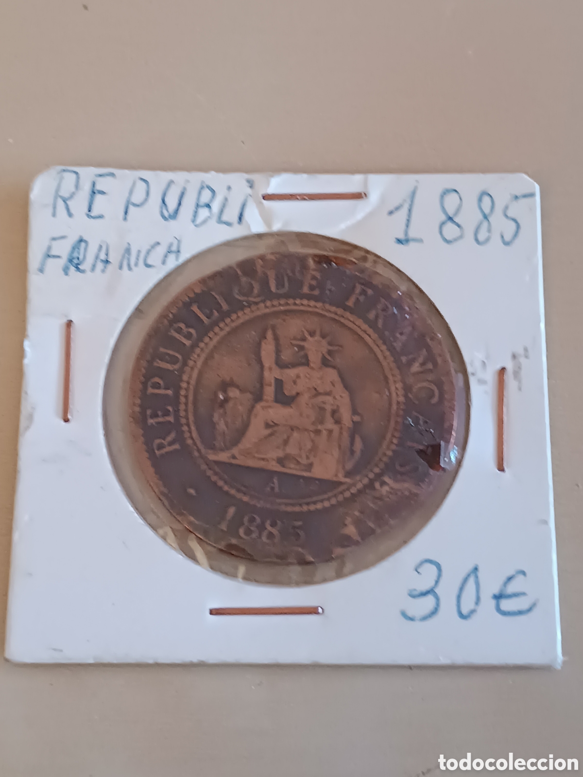 Monedas antiguas de Europa: Moneda Indochina francesa 1885