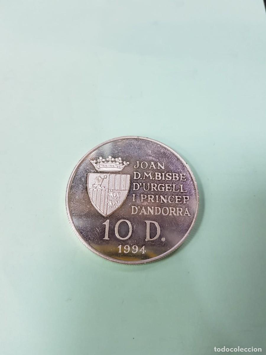 Monedas antiguas de Europa: ANDORRA-10 DINERS-1994-PLATA-1 ONZA