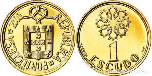 Monedas antiguas de Europa: 1 ESCUDO PORTUGAL 1998