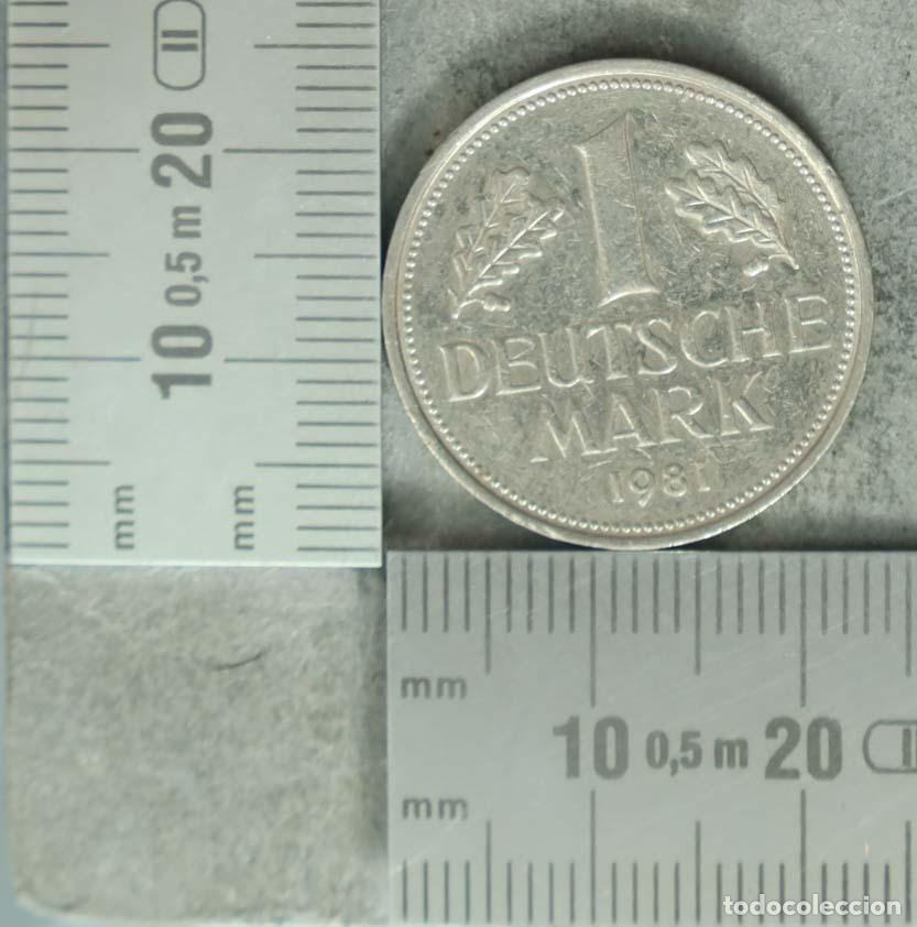 Monedas antiguas de Europa: MONEDA. 1 Deutsche Mark - Alemania - Bundesrepublik Deutschland 1981