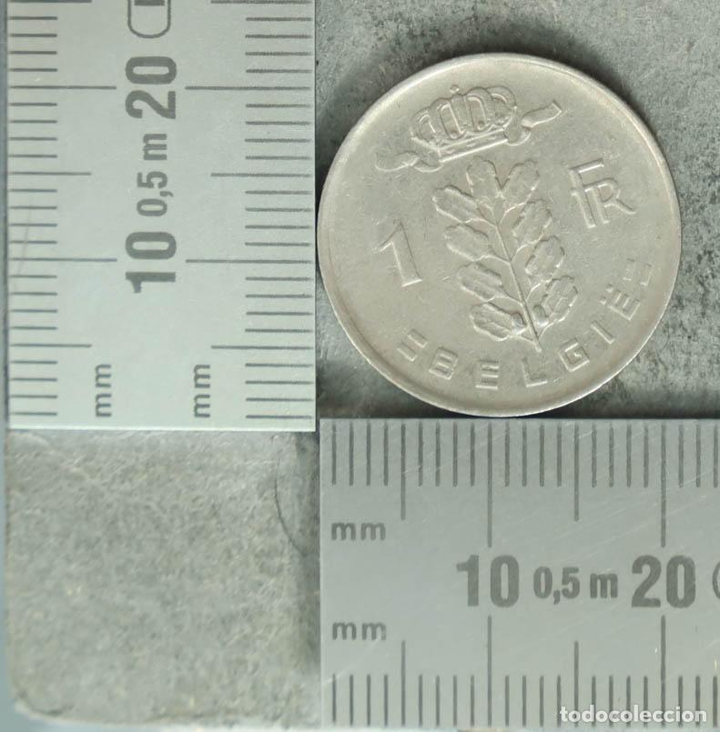 Old Coins of Europe: MONEDA. 1 Franco - B&eacute;lgica - Espiga de trigo y corona 1952