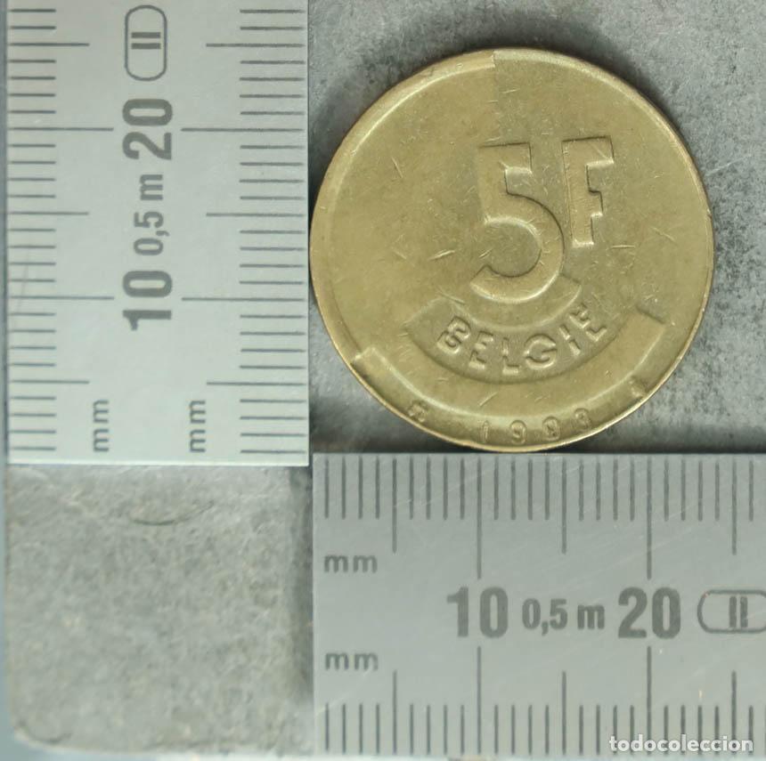 Old Coins of Europe: MONEDA. 5 Francos - B&eacute;lgica - Balduino I - BELGIE 1998