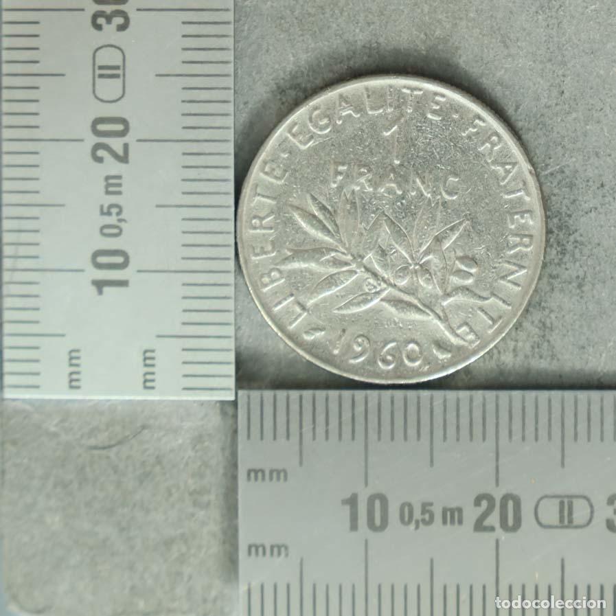 Alte M&uuml;nzen aus Europa: MONEDA. 1 Franco - Francia - La Semeuse 1960