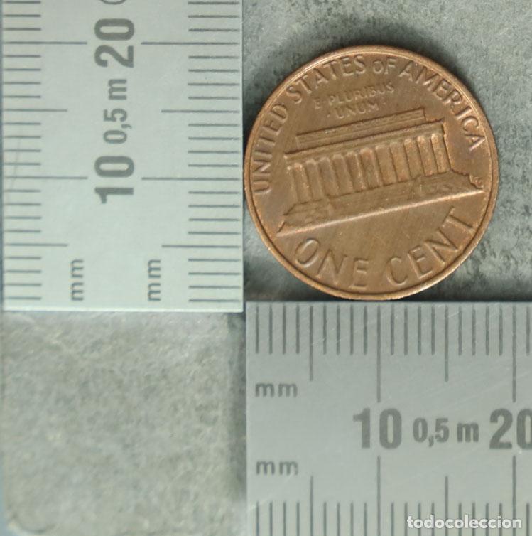 Alte M&uuml;nzen aus Europa: MONEDA. 1 Cent - USA - Abraham Lincoln - Lincoln Memorial 1982