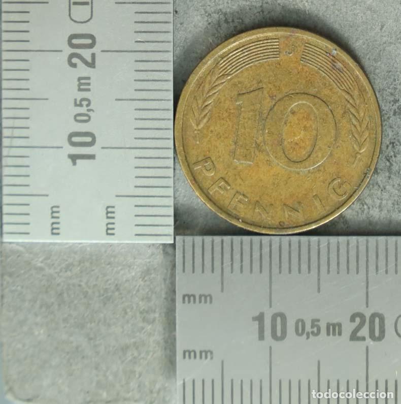 Alte M&uuml;nzen aus Europa: MONEDA. 10 Pfennig - Alemania - Rep&uacute;blica Federal 1985