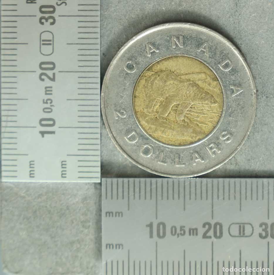 Old Coins of Europe: MONEDA. 2 Dollars - Canad&aacute; - Elizabeth II - Toonie - Oso polar 1996