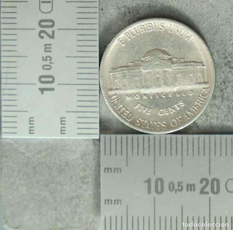Old Coins of Europe: MONEDA. 5 Cents - USA - Jefferson Nickel - Monticello 1985