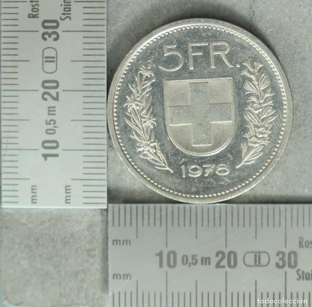 Old Coins of Europe: MONEDA. 5 Francos - Suiza - Confoederatio Helvetica - Batalla de Murten 1978