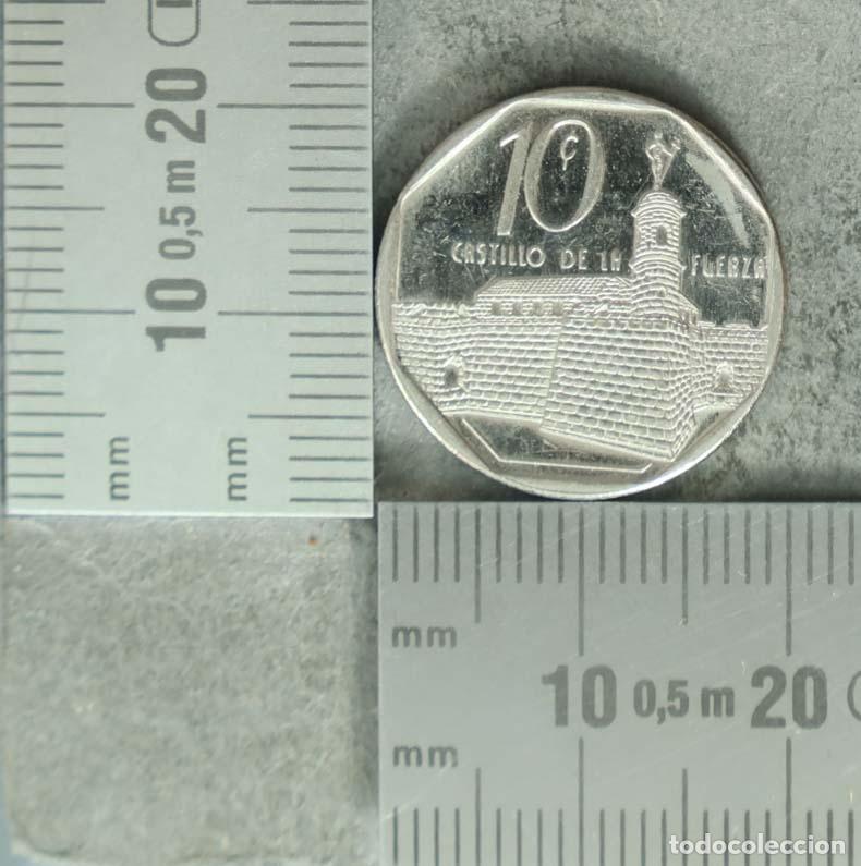 Alte M&uuml;nzen aus Europa: MONEDA. 10 Centavos - Cuba - Castillo de la Real Fuerza 1996