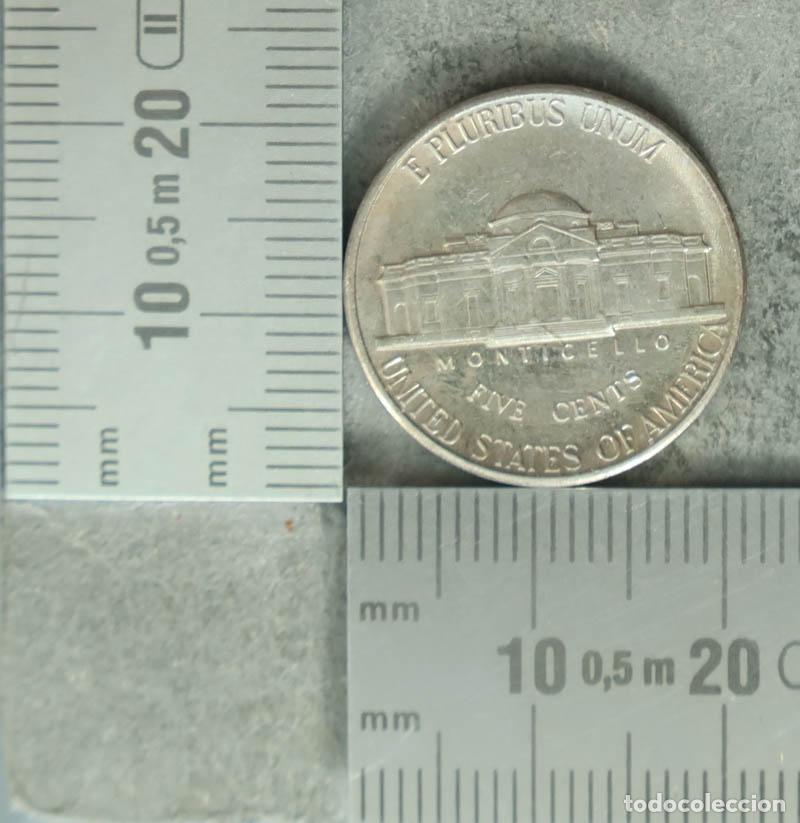 Monedas antiguas de Europa: MONEDA. 5 Cents Jefferson Nickel - USA - Monticello 1993