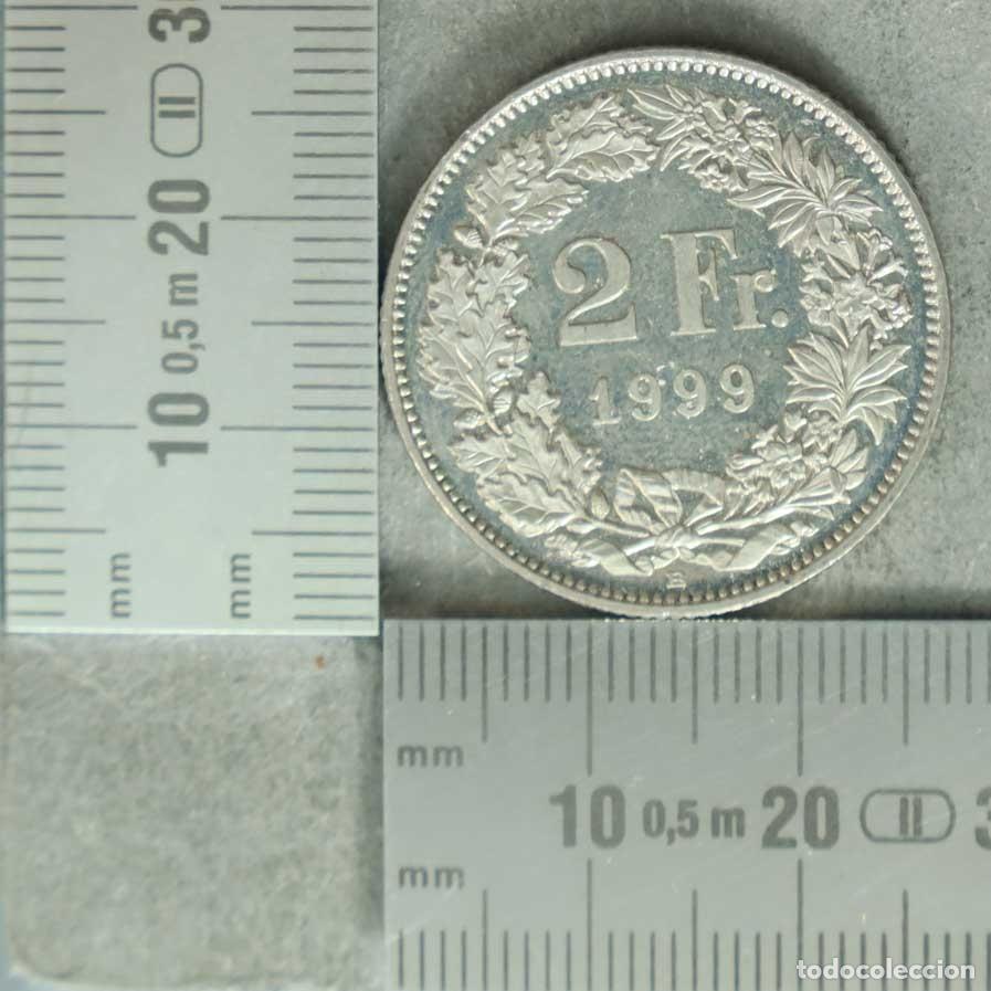Monedas antiguas de Europa: MONEDA. 2 Francos - Suiza - Helvetia 1999
