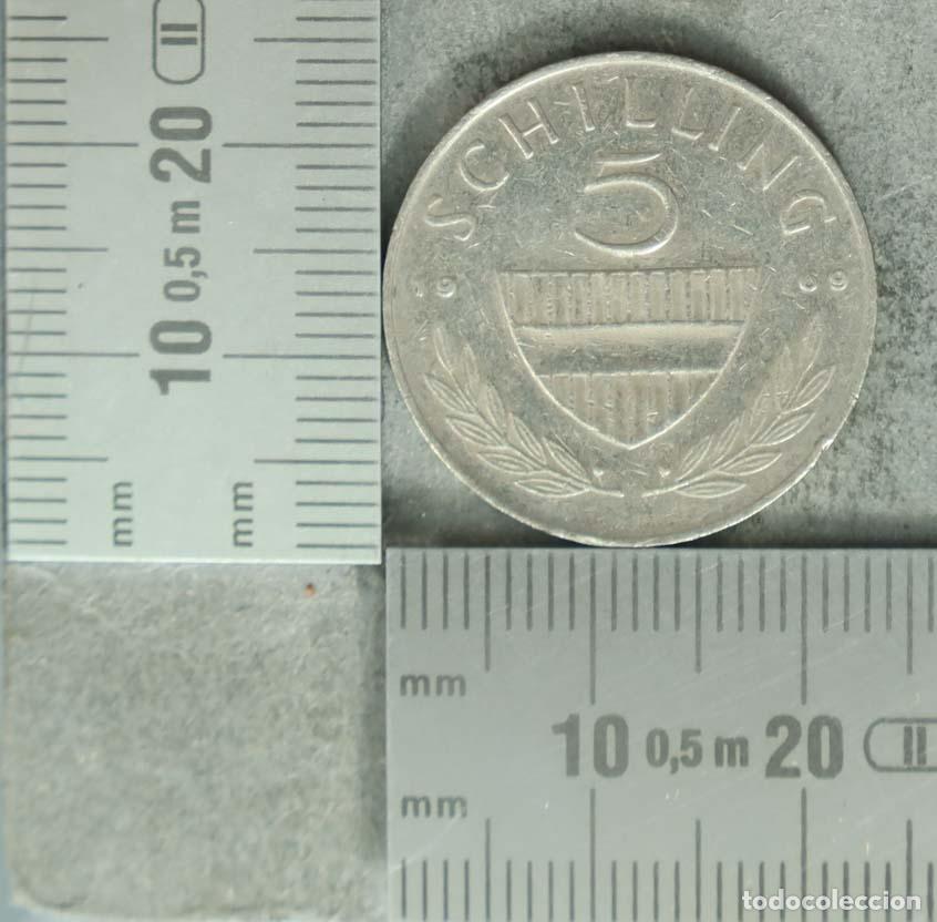 Monedas antiguas de Europa: MONEDA. 5 Schilling - Austria - Mujer 1969