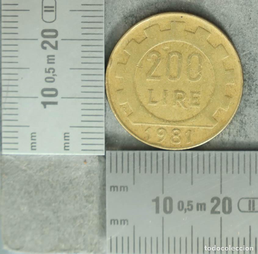 Monedas antiguas de Europa: MONEDA. 200 Lire - Italia - Rep&uacute;blica Italiana - 1981