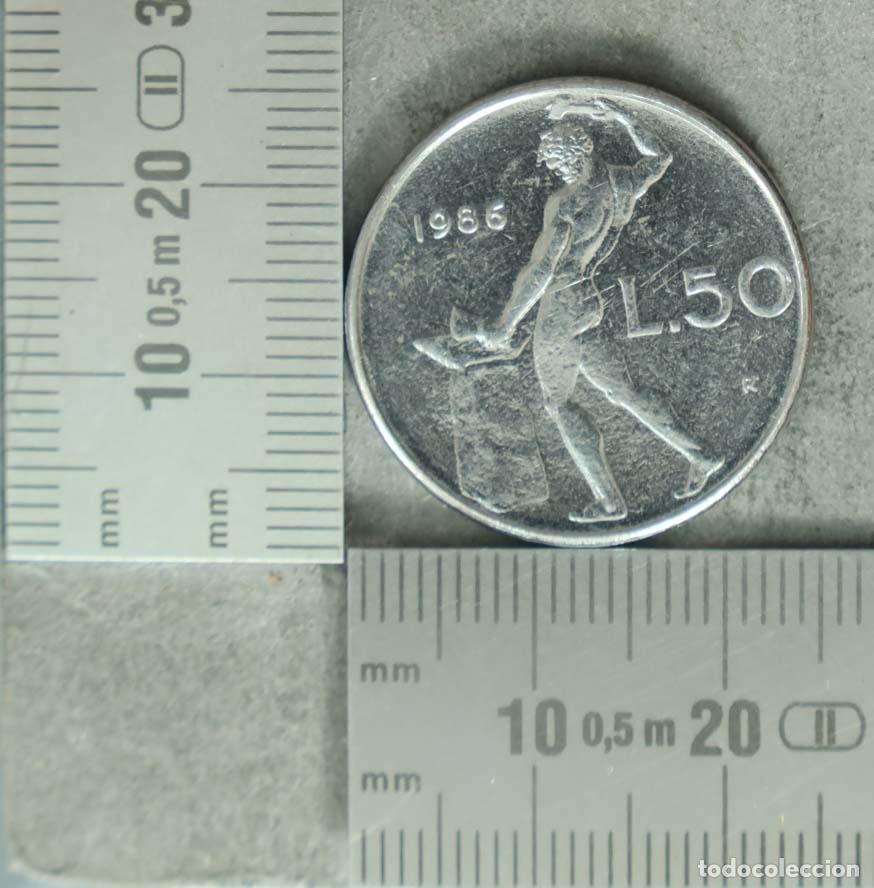 Monedas antiguas de Europa: MONEDA. 50 Liras - Italia - Vulcano - Repubblica Italiana 1986