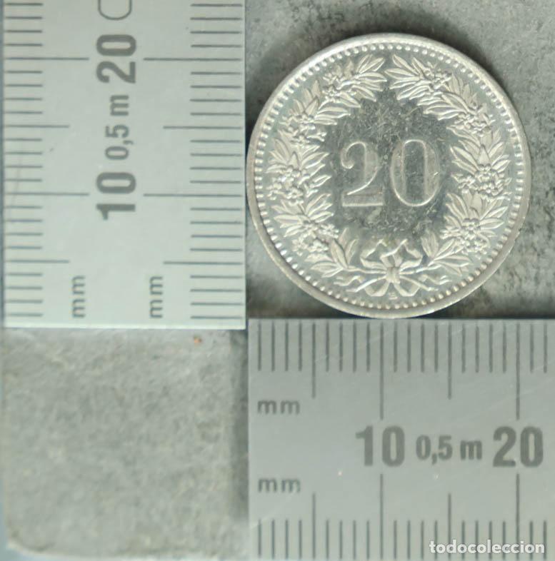 Monedas antiguas de Europa: MONEDA. 20 Rappen - Suiza - Confoederatio Helvetica - Libertas 1995