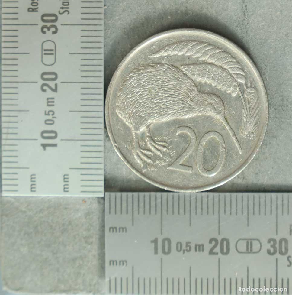 Monedas antiguas de Europa: MONEDA. 20 Cents - Nueva Zelanda - Elizabeth II - Kiwi 1979
