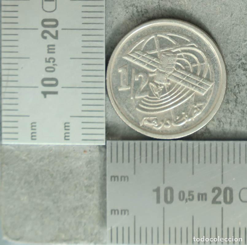 Monedas antiguas de Europa: MONEDA. 1/2 Dirham - Marruecos - Mohamed VI - Telecomunicaciones y Nuevas Tecnolog&iacute;a - Sat&eacute;lite 2002