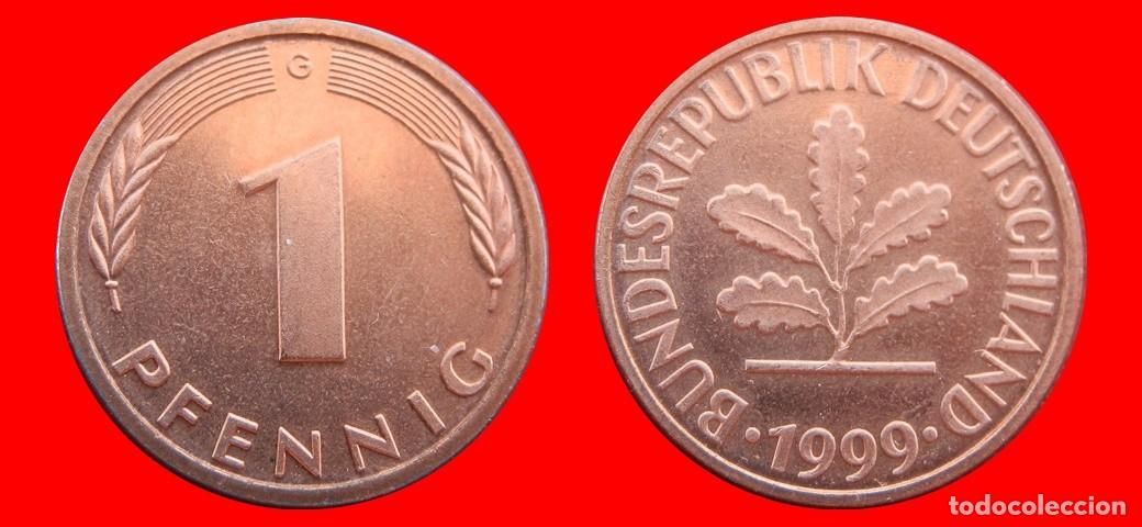 Monedas antiguas de Europa: 1 PFENNIG 1999-G PROOF BRD ALEMANIA-150649