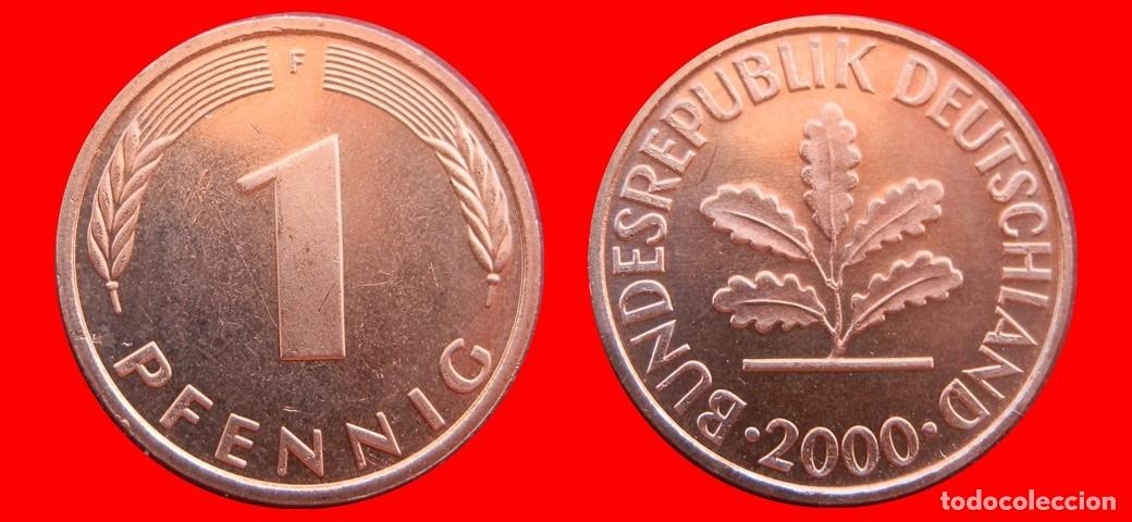 Monedas antiguas de Europa: 1 PFENNIG 2000-F PROOF BRD ALEMANIA-150651