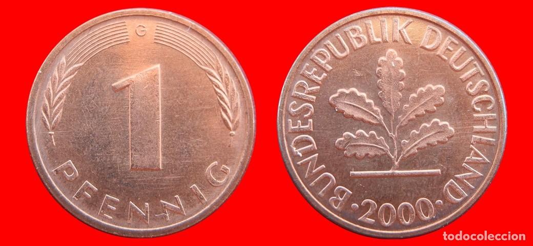 Monedas antiguas de Europa: 1 PFENNIG 2000-G PROOF BRD ALEMANIA-150652
