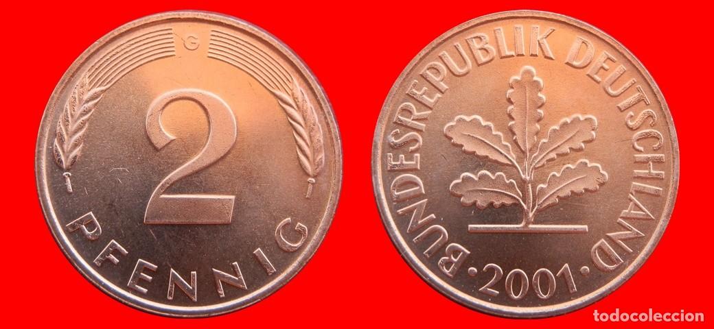 Monedas antiguas de Europa: 2 PFENNIG 2001-G PROOF BRD ALEMANIA-150658