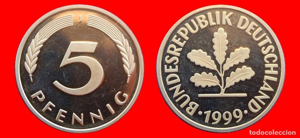 Monedas antiguas de Europa: 5 PFENNIG 1999-J PROOF BRD ALEMANIA-150664