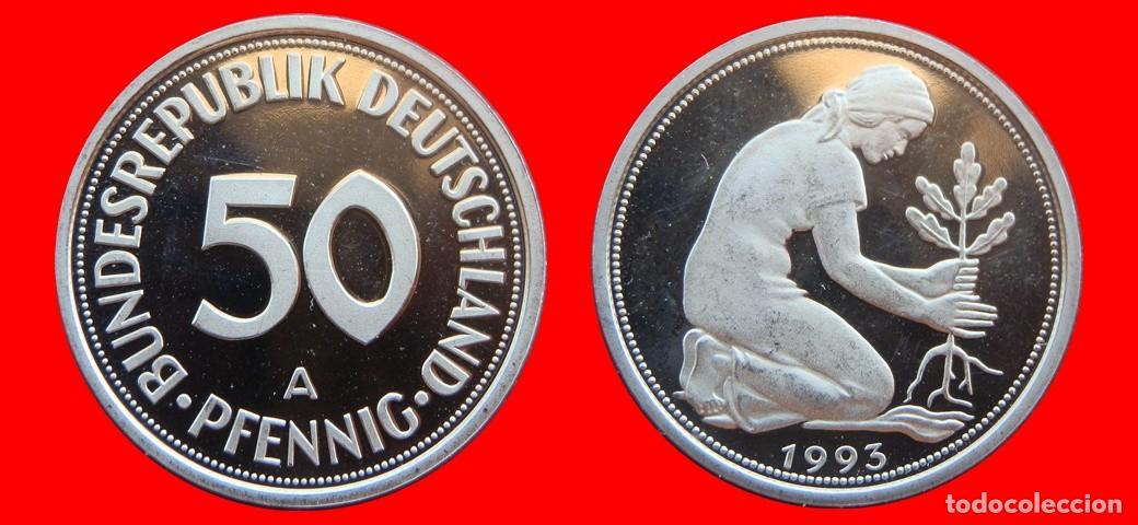 Monedas antiguas de Europa: 50 PFENNIG 1993-A PROOF BRD ALEMANIA-150683