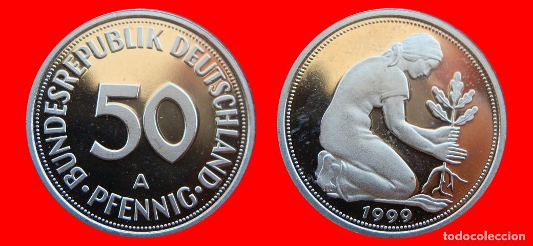 Monnaies anciennes de Europe: 50 PFENNIG 1999-A PROOF BRD ALEMANIA-150686