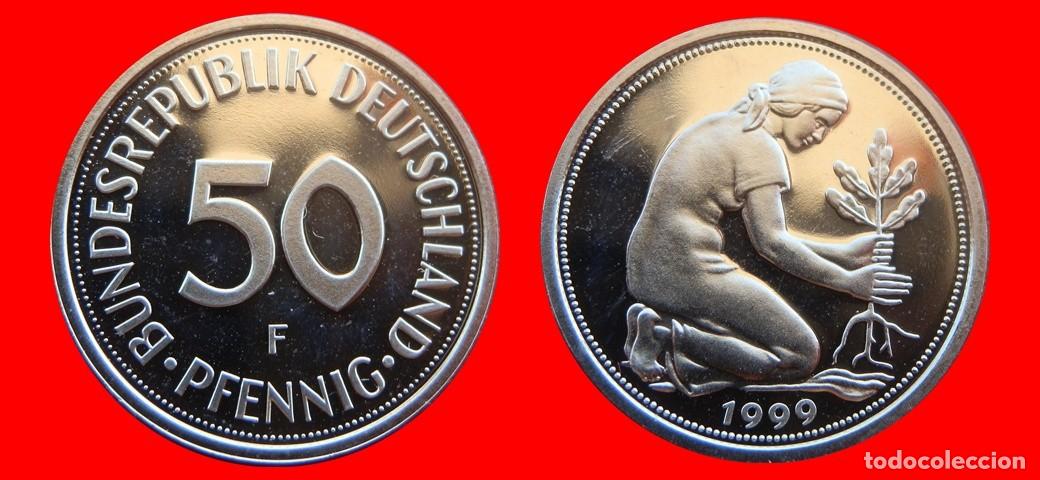 Monedas antiguas de Europa: 50 PFENNIG 1999-F PROOF BRD ALEMANIA-150688