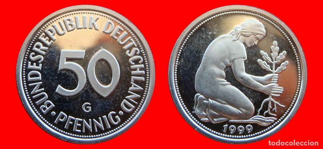 Monedas antiguas de Europa: 50 PFENNIG 1999-G PROOF BRD ALEMANIA-150689