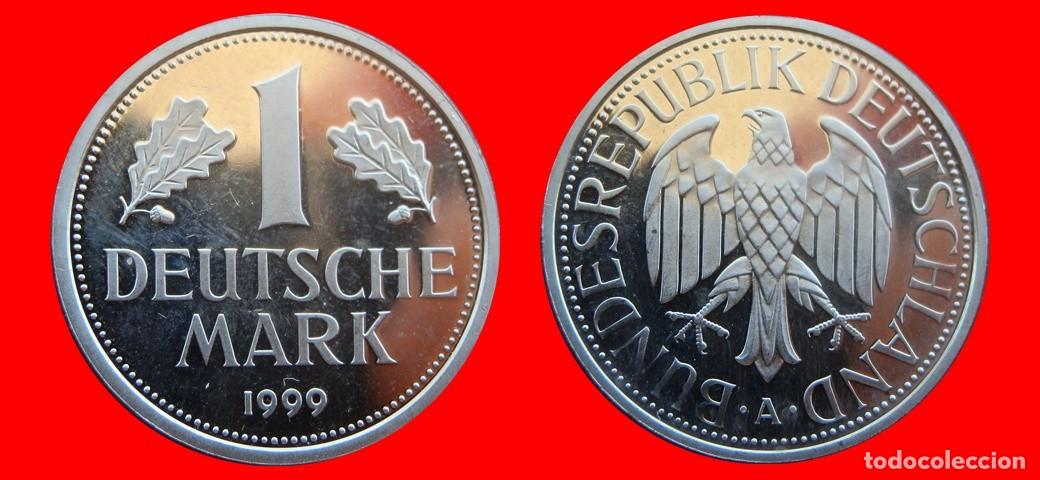 Monedas antiguas de Europa: 1 MARCO 1999-A PROOF BRD ALEMANIA-150691