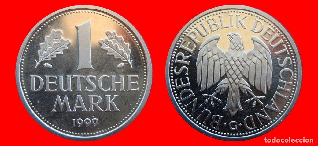 Monedas antiguas de Europa: 1 MARCO 1999-G PROOF BRD ALEMANIA-150693