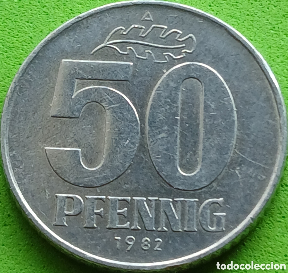 Monedas antiguas de Europa: Alemania Oriental 50 pfennig 1982 km#12