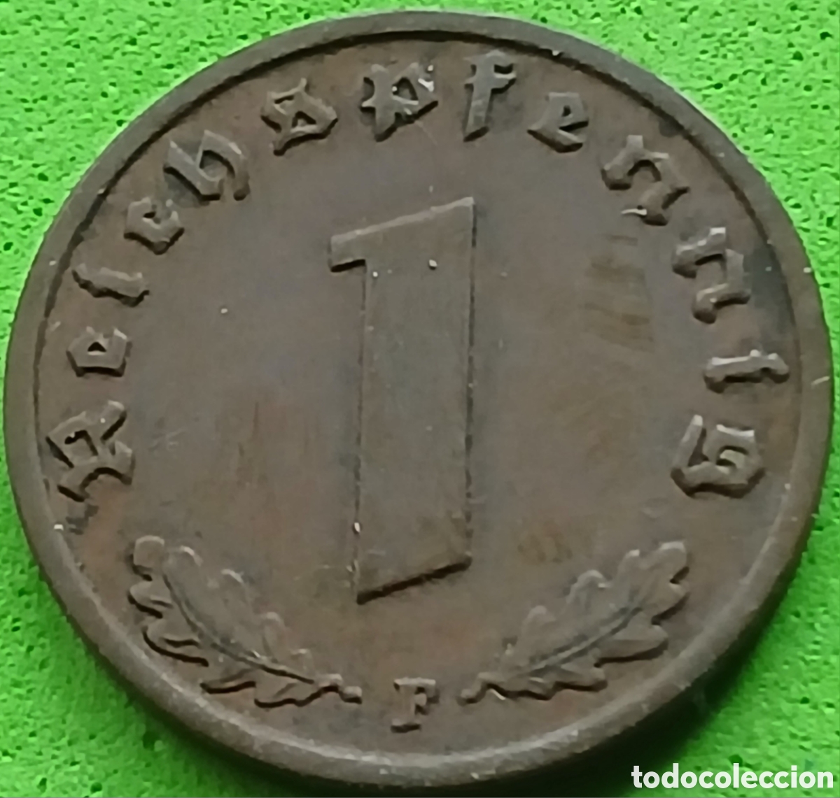 Monedas antiguas de Europa: Alemania Tercer Reich 1 reichspfennig 1937 F km#89
