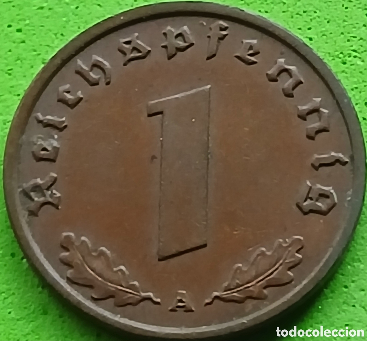 Monedas antiguas de Europa: Alemania Tercer Reich 1 reichspfennig 1940 A km#89