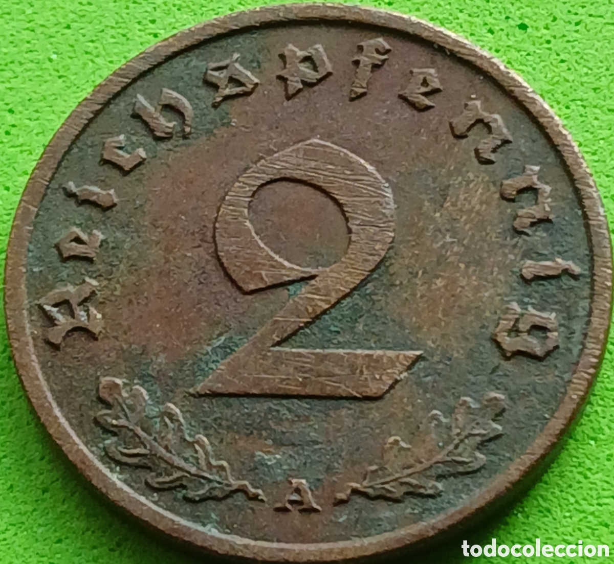 Monedas antiguas de Europa: Alemania Tercer Reich 2 reichspfennig 1937 A km#90