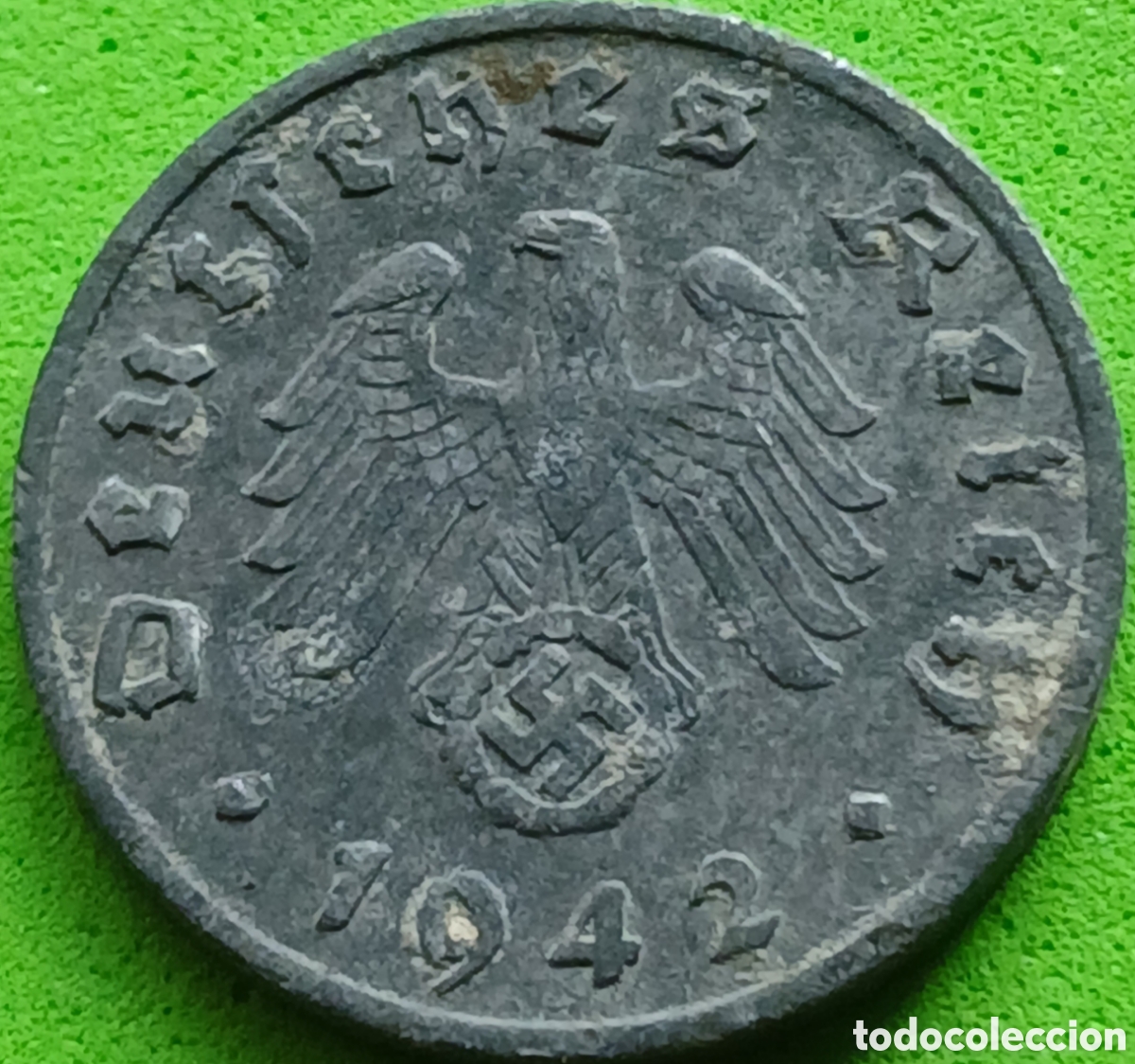 Monedas antiguas de Europa: Alemania Tercer Reich 1 reichspfennig 1942 G km#97