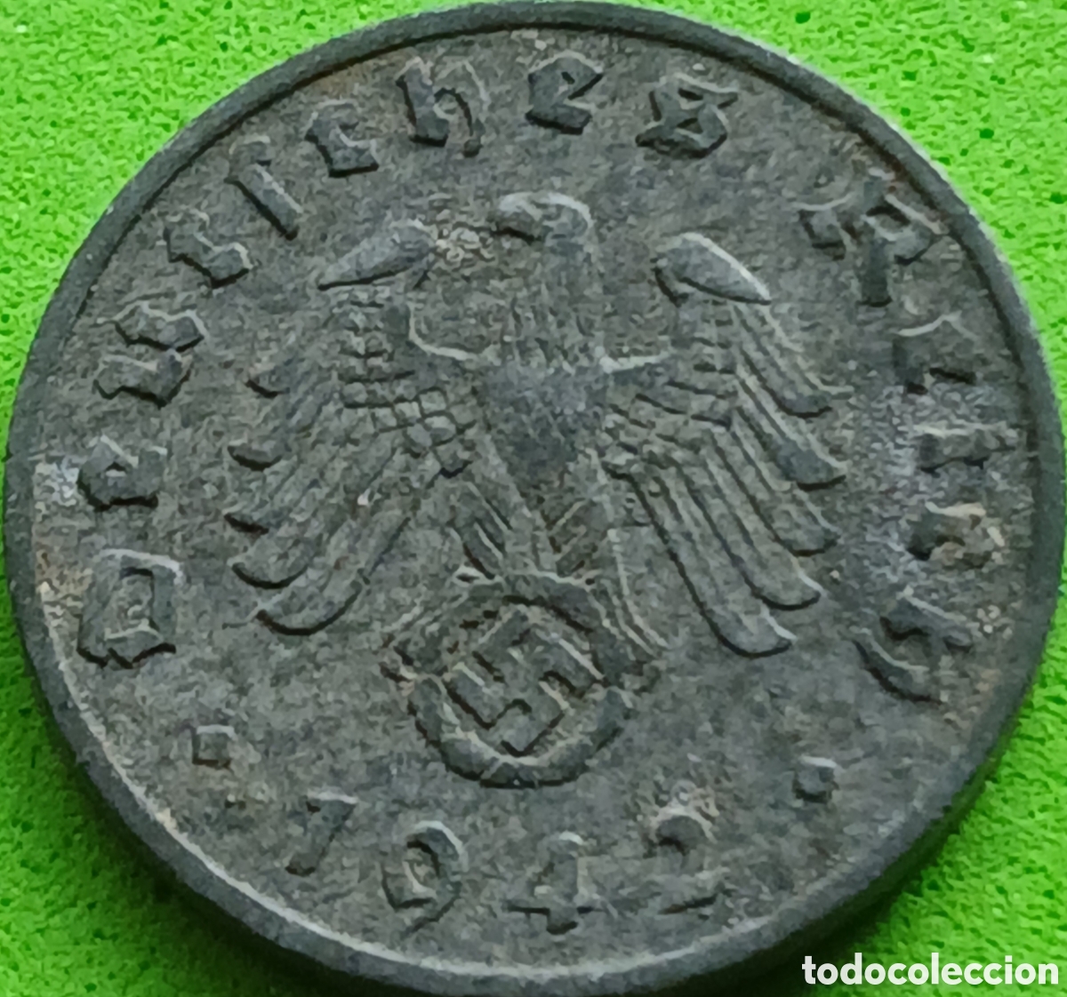 Monedas antiguas de Europa: Alemania Tercer Reich 1 reichspfennig 1942 A km#97